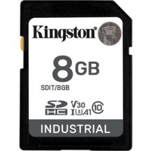 Mälukaart Kingston 8GB SDHC INDUSTRIAL C10...
