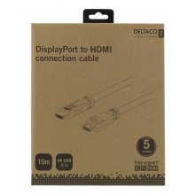 DELTACO DP - HDMI-kaabel, 10m, 3840x2160...