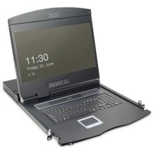 Digitus 19" LCD KVM Console, 1-Port VGA...