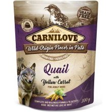 CARNILOVE Pate Quail with Yellow Carrot 300g...