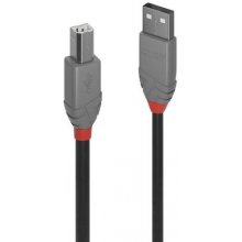 Lindy USB 2.0 Kabel Typ A/B Anthra Line M/M...