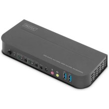 Digitus KVM Switch, 2x1 HDMI, HDMI Out,USB...