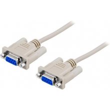 Deltaco DEL-37D serial cable White 2 m DB9