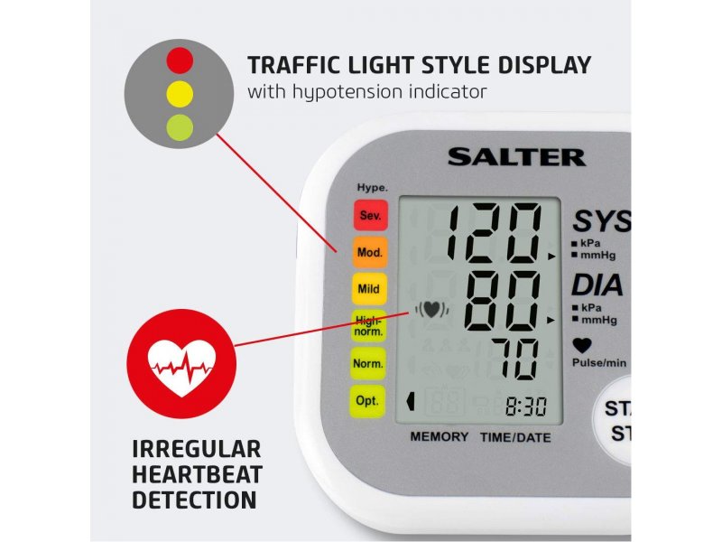 salter automatic blood pressure monitor