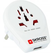 Skross Travel adapter Europa + USB 1.500266