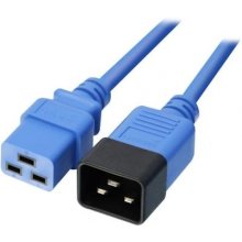 LINDY IEC-Netzverlängerung C19 auf C20 blau...