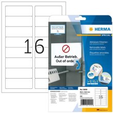 Herma Etiketten A4 weiß 88,9x33,8 mm...