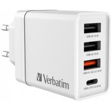 Verbatim CHR-30EU2 USB Charger 30W with 2 x...