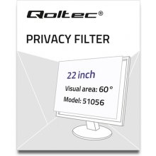 Qoltec 51056 Privacy filter GDPR 22" | 16:10
