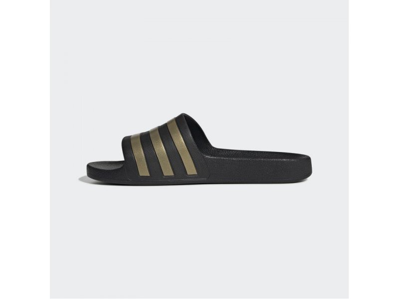 adidas gold and black sliders