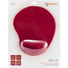 Мышь Sbox MP-01R Red Gel Mouse Pad
