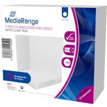 MediaRange CD-Leerhülle für 2 Dics 10.4mm...