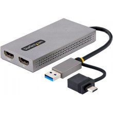 StarTech USB TO DUAL HDMI adapter USB-A OR C...