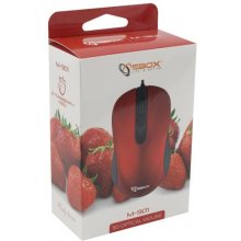 Hiir Sbox Optical Mouse M-901 Red