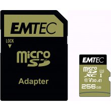 Emtec mSD 256GB UHS-I U3 V30 A1 SpeedIN Pro...