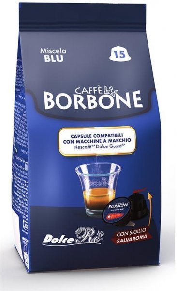 Caffè Borbone Blue Blend - Capsules Nescafè Dolce Gusto