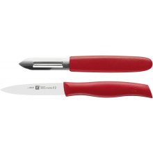 ZWILLING Peeler + нож 38634-000-0 красный