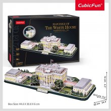CubicFun Cubic Fun Puzzle 3D LED White House