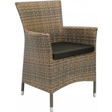 Home4you Стул WICKER-1 61x58xH86cм, капучино