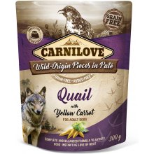 Carnilove Pouch Pate Quail with Yellow...