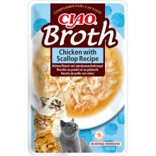 INABA Ciao Broth Chicken & Scallop - cat...