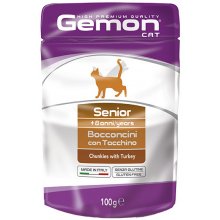 Gemon Wet Cat pouch Senior with turkey 100 g...