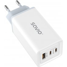 Savio LA-07 GaN 65W mains charger, USB...