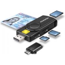 AXAGON CRE-SMP2A USB Smart card &...