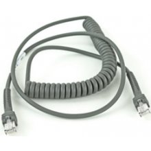 ZEBRA CABLE RS232 6IN COILED ROHS COMPLIANT