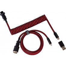 Keychron Premium Coiled Aviator Cable (red...