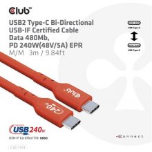 Club 3D Club3D Kabel USB 2 Typ C PD 240W...