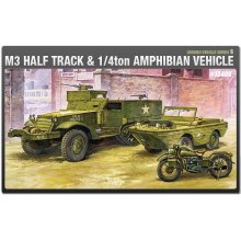 Academy M3 Half Track an d 1/4 Ton Amphibian...