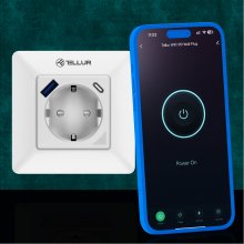 Tellur Smart WiFi Wall Plug 3600W 16A...