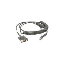 ZEBRA CABLE RS232 DB9F 2.8M COILED TRU TTL...