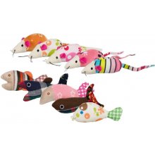 Trixie Toy for cats Mouse/fish, plush...