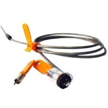 Dell 461-10054 cable lock Orange, Silver