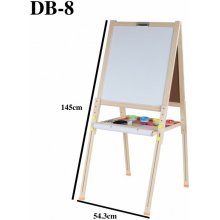 Wooden board with accessories
