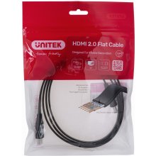UNITEK HighSpeed Cable HDMI 20 1.5m flat