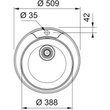 FRANKE Rondo ROL 610-39, 101.0734.373