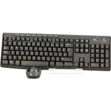 LOG itech Keyboard MK270 black US/Int Layout