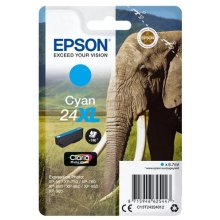 Epson Elephant Singlepack Cyan 24XL Claria...