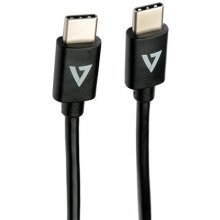 V7 USB-C 2.0 CABLE 480MBPS 1M BLK USB-C DATA...