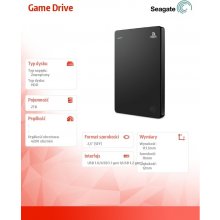 SEAGATE External drive PS4 Drive 2TB 2,5...