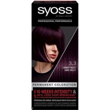 Syoss Permanent Coloration 3-3 Dark Violet...