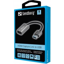 SANDBERG USB 3.0 > HDMI (ST-BU) Adapter 4K...