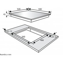 Плита Kluge Keraamiline pliidiplaat KPV6010B