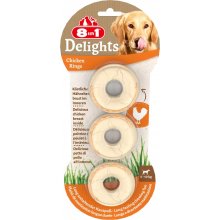 8in1 Delights Chicken Rings 3tk