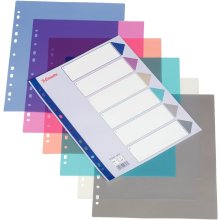 Esselte Sourcing | Divider, PP, A4+, 6pcs |...