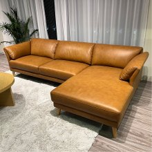 Home4you Corner sofa COLLINS LC, cognac...