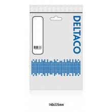 Deltaco cable, angled CEE 7/7 to IEC 60320...